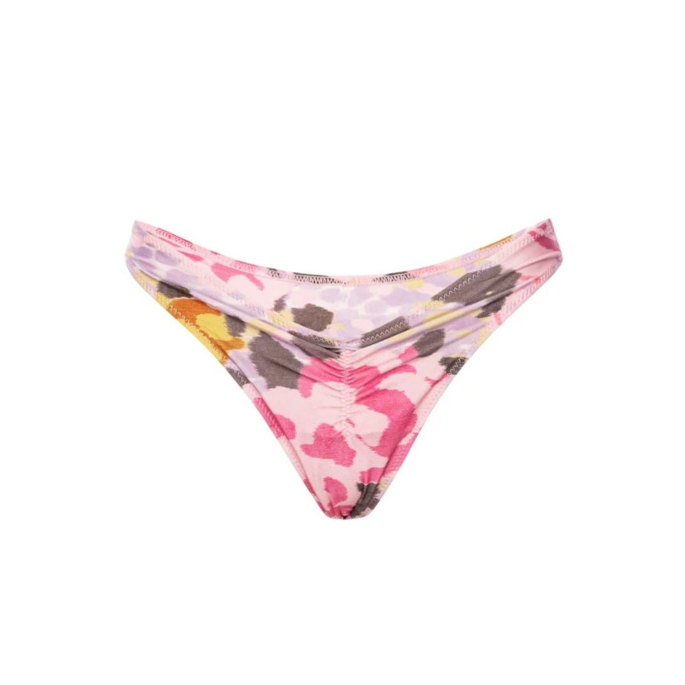 Miaou Bambi Neon Floral Bikini Bottom XL